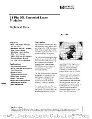 LSC3300-FP datasheet pdf Agilent (Hewlett-Packard)