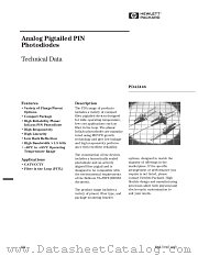 PPA1052 datasheet pdf Agilent (Hewlett-Packard)