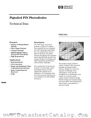 PDT1341-DS-SC datasheet pdf Agilent (Hewlett-Packard)