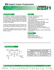 ILC7082 datasheet pdf Impala Linear Corporation