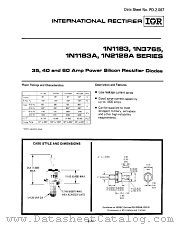 1N2138A datasheet pdf International Rectifier