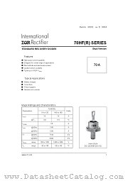 72HF80M datasheet pdf International Rectifier