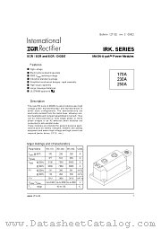 IRKV170-08 datasheet pdf International Rectifier