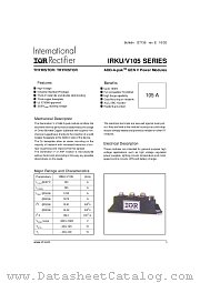 IRKU105-04A datasheet pdf International Rectifier