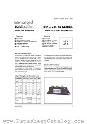 IRKU41-04A datasheet pdf International Rectifier