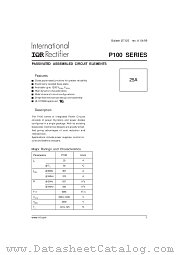 P102 datasheet pdf International Rectifier