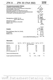 ZTK22 datasheet pdf ITT Industries