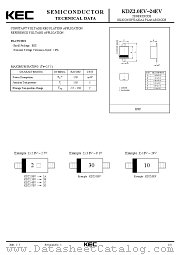 KDZ5.1EV datasheet pdf Korea Electronics (KEC)