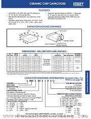 C1210C392F5GAC datasheet pdf Kemet Corporation