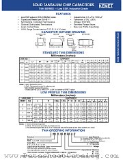 T494A105K020AS datasheet pdf Kemet Corporation