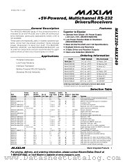 MAX239 datasheet pdf MAXIM - Dallas Semiconductor
