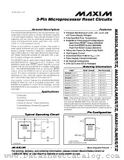 MAX809L datasheet pdf MAXIM - Dallas Semiconductor