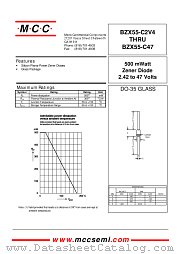 BZX55-C3V3 datasheet pdf Micro Commercial Components