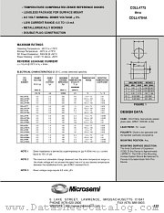 CDLL4775 datasheet pdf Microsemi