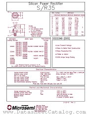S3560 datasheet pdf Microsemi