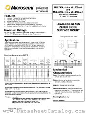 MLL4372A-1 datasheet pdf Microsemi