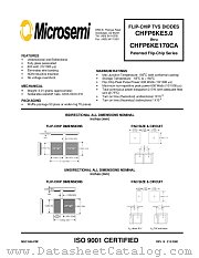 CHFP6KE170A datasheet pdf Microsemi