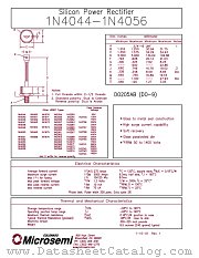 1N4049 datasheet pdf Microsemi
