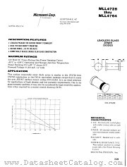 MLL4760A-1 datasheet pdf Microsemi
