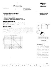 MLL5274B datasheet pdf Microsemi