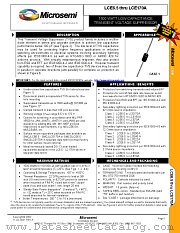 LCE110A datasheet pdf Microsemi
