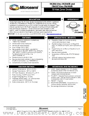 JANTX1N2806B datasheet pdf Microsemi