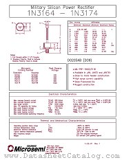 JANTX1N3164R datasheet pdf Microsemi