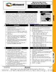SMLG28 datasheet pdf Microsemi