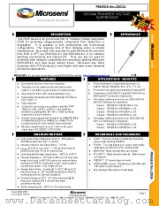 P6KE12C datasheet pdf Microsemi