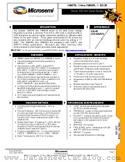 JANTXV1N970B-1 datasheet pdf Microsemi