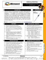 P5KE43A datasheet pdf Microsemi
