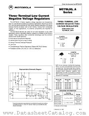 MC79L12ACP datasheet pdf Motorola