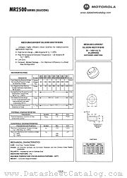 MR2500 datasheet pdf Motorola
