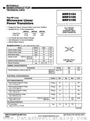 MRF3105 datasheet pdf Motorola