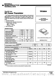 TP3064 datasheet pdf Motorola