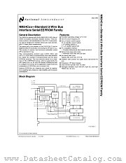 NM24C17L datasheet pdf National Semiconductor