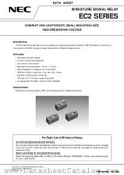 EC2-6S datasheet pdf NEC