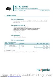 BZT52-C39 datasheet pdf Nexperia