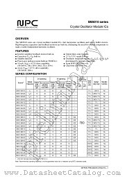 SM5010CL2S datasheet pdf Nippon Precision Circuits Inc