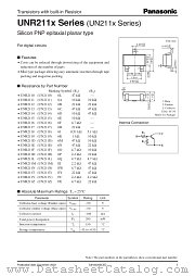 UN2116 datasheet pdf Panasonic