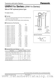 UNR411L datasheet pdf Panasonic