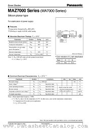 MAZ7330 datasheet pdf Panasonic