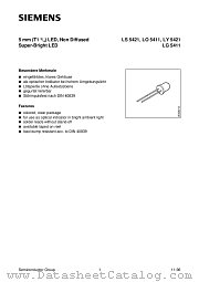 LS5421-NR datasheet pdf Siemens