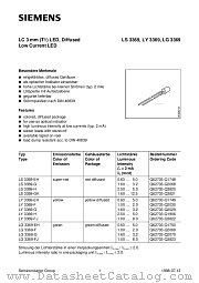 LY3369-FJ datasheet pdf Siemens