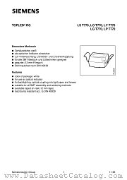 LYT770-L datasheet pdf Siemens