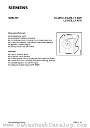 LYA670-L datasheet pdf Siemens