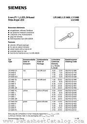 LY5480-K datasheet pdf Siemens