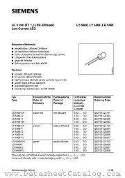 LS5469 datasheet pdf Siemens