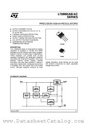 L78M18ABDT datasheet pdf ST Microelectronics