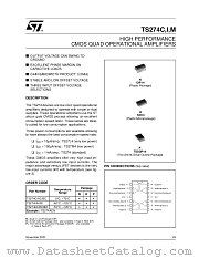 TS274AIN datasheet pdf ST Microelectronics